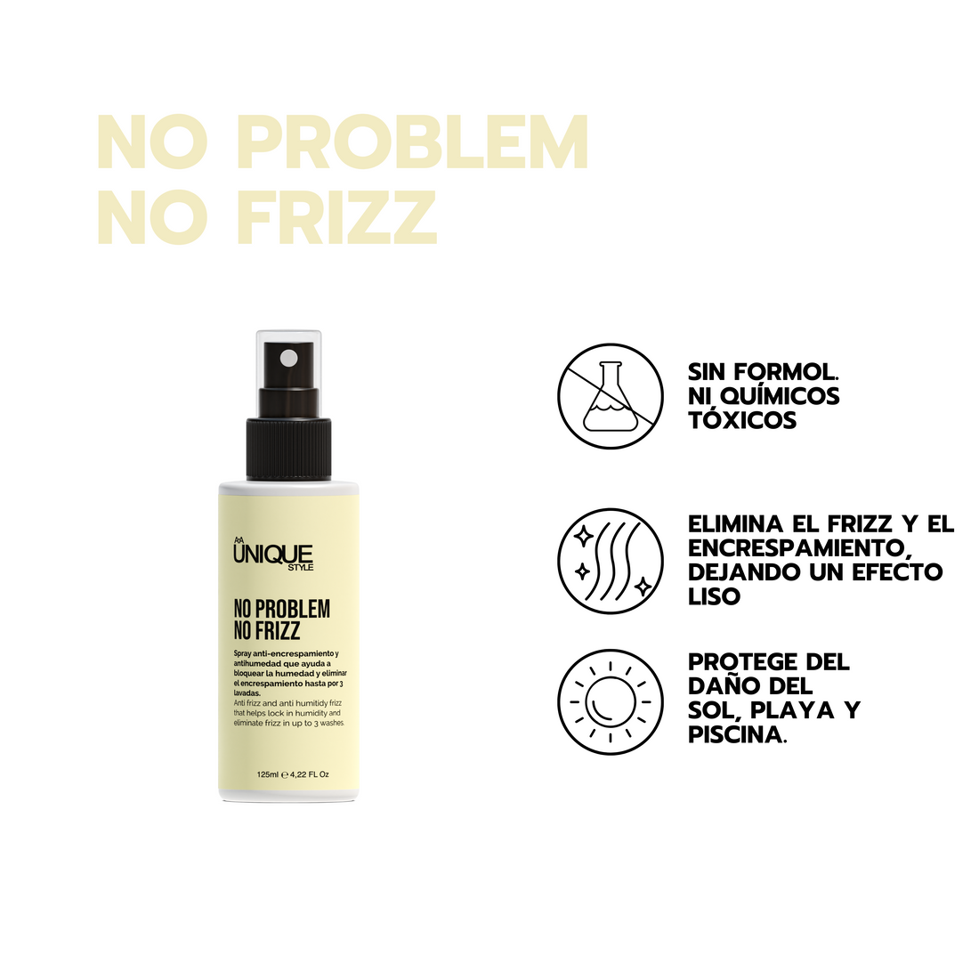 Spray Antifrizz - No Problem No Frizz 125ML
