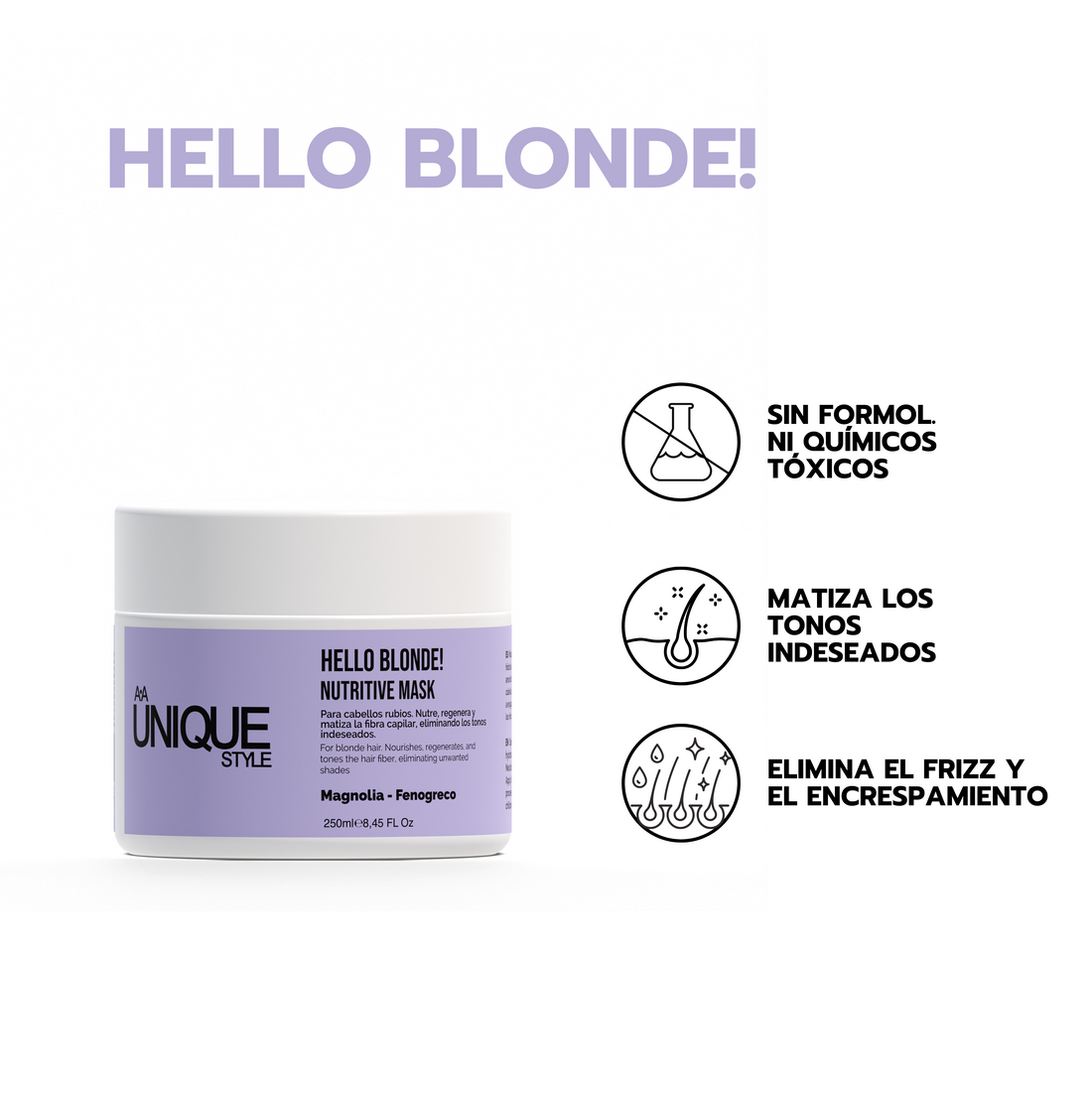 HELLO BLONDE! NUTRITIVE MASK 250 ML
